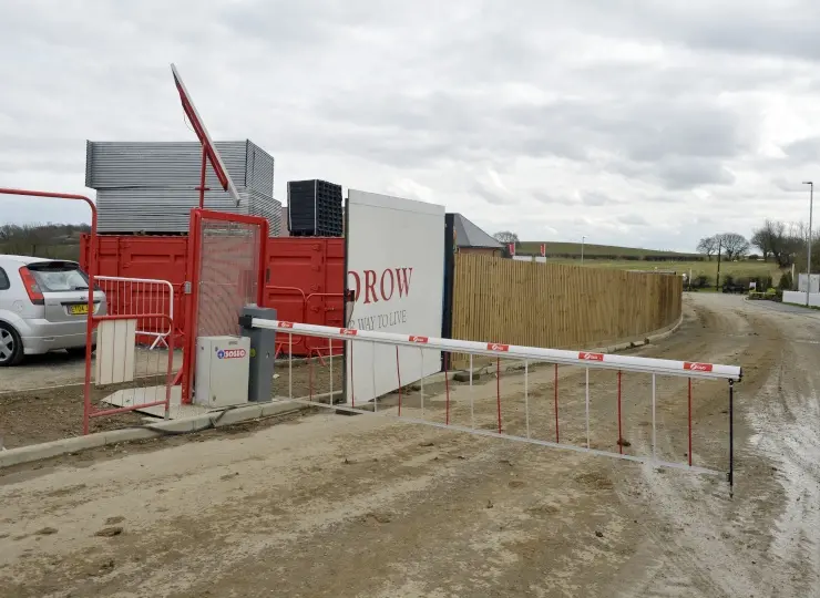 REDROW Housing development saves money and protects work site from incursions