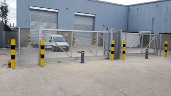 Green Gate Access Systems - Innovative sliding security for Triptych Logistics