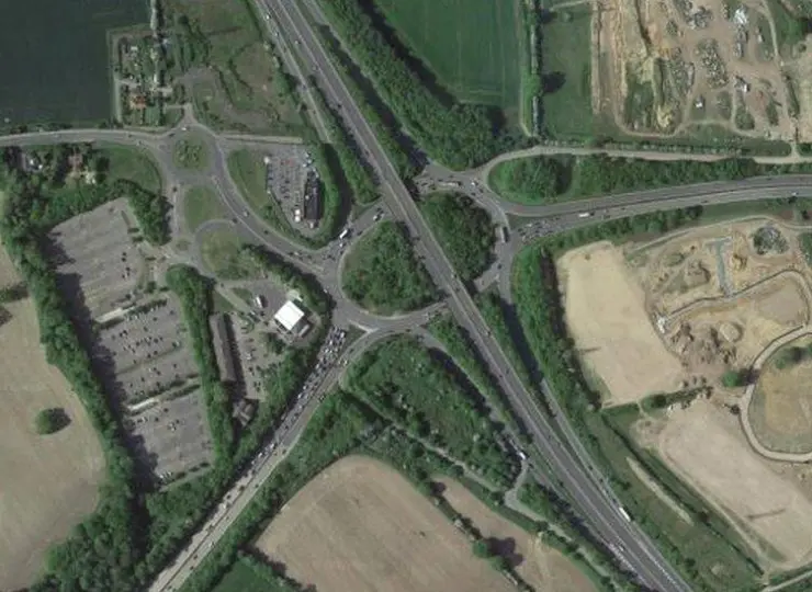 A47 Thickthorn Junction Camera Installation | P&D & Core Highways | Solar Gates