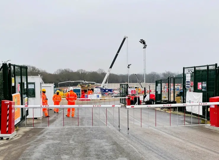 Solar Gates Protects and Secures SCS HS2 Site