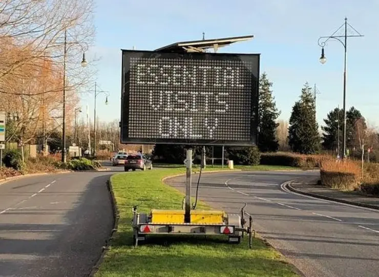 Portable VMS Case Study | MVIS & SG | Trafford Centre Retail Park Manchester