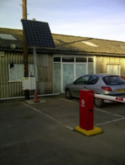 O&O Solar Powered Car Park Barrier - Warwick Hospital