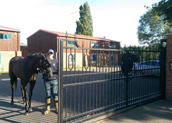Livestock security gates