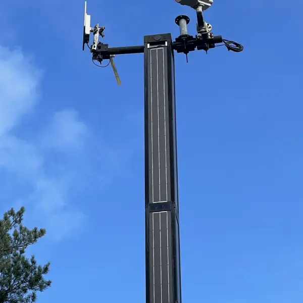 fixed cctv tower